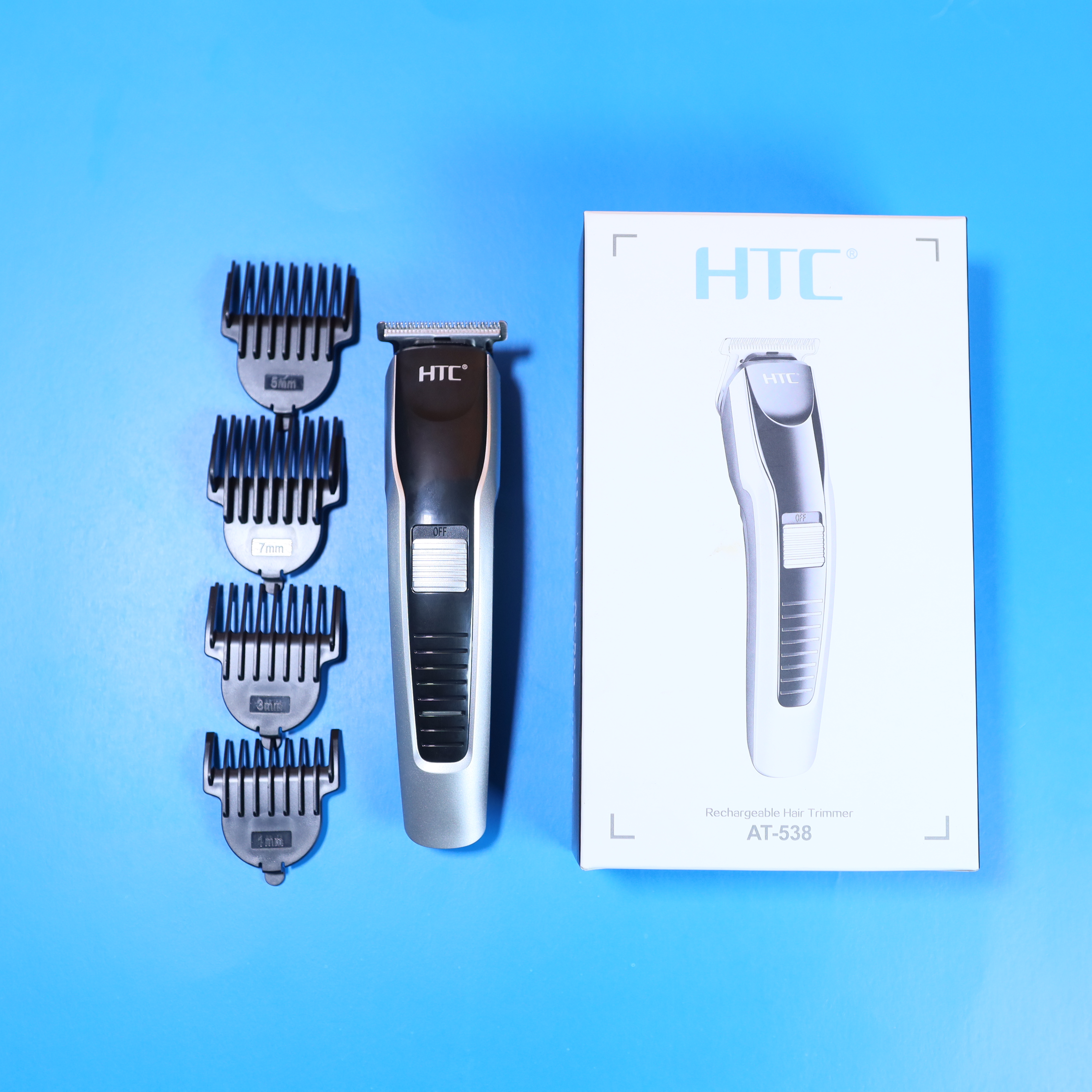 HTC AT 538 Rechargeable Hair and Beard Trimmer for Men